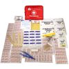 107 Piece Soft Case First Aid Kit, Sturdy Zippered Nylon Canvas Carry Bag