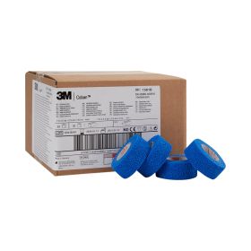 3M 1581B Coban Self-Adherent Closure Cohesive Bandage, 1 in x 5 yd, Blue (CS/30)