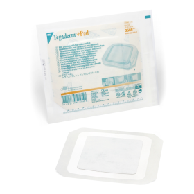 3M Tegaderm +Pad 3588 Film Dressing with Non-Adherent Pad, 6 x 6 Inch, Composites (BX)