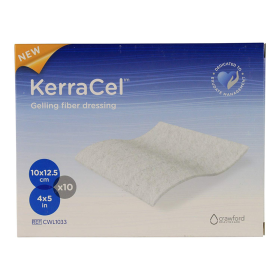 3M CWL1033 KerraCel 4 x 5 in Gelling Fiber Wound Dressing (CT/10)