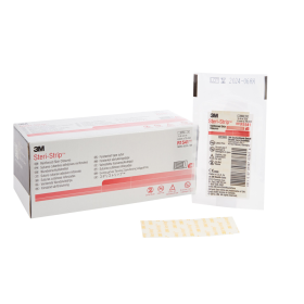 3M R1541 Steri-Strip Skin Closure Strips, Non-Woven, 1/4 in x 3 in (BX/50)