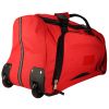 Rolling Red Wheel Bag + Telescoping Handle