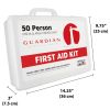 Guardian 25-50 Person First Aid Kit - Plastic