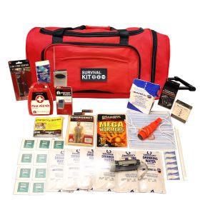 1 Person Necessity Survival Kit, Rolling Bag