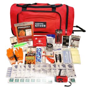 1 Person Comfort Survival Kit, Rolling Bag