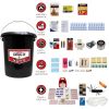 1 Person Essential Survival Kit, Bucket and Lid