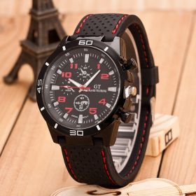 Fashion Sports Silicone Men's Watch Classic Luxury Racing Business Dial Casual Quartz Man Watch Gifts For Men relogio masculino
