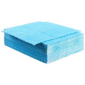 Spill Absorbent Pads, Water Absorbing Mat Pad in Dispenser Box, 6 Gal Capacity, 15" L x19" W Polypropylene Absorbent Pad for Water, 30 pcs per Bo