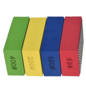 Diamond Hand Polishing Pads Set Sanding Block Sharp Glass Grinding Polishing Pad Hand-Held Sanding Block For Stone Glass Metal Wood Polishing (Option: Default)