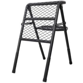 Foldable SUV Tire Ladder Adjustable Vehicle Access Step for Truck SUV RV Offroad (Option: Default Title)