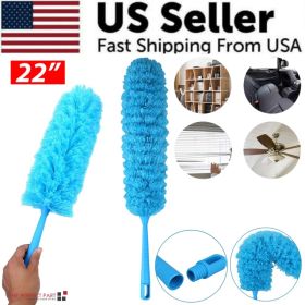 Microfiber Duster Cleaning Brush Dust Cleaner Bendable Handle Soft Ceiling Fan (Option: Default Title)