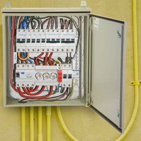 Electrical Enclosure, 24x24x8in, Tested To UL Standards NEMA 4 Outdoor Enclosure, IP65 Waterproof & Dustproof Cold-Rolled Carbon Steel Hinged Jun (Option: White)