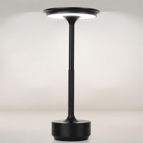 2pcs Rechargeable Cordless Table Lamp, 5000mAh Portable Wireless LED Lamp, 3 Color Modes Stepless Dimming Touch Lamp, Aluminum Alloy Bedside Desk (Option: 1pcs)